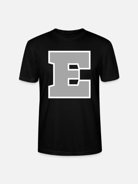 Letter e sport - Stanley/Stella CRAFTER Unisex Organic T-Shirt - black