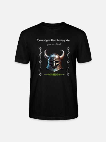 Wikinger Spruchshirt - Stanley/Stella Unisex Bio-T-Shirt CRAFTER - Schwarz