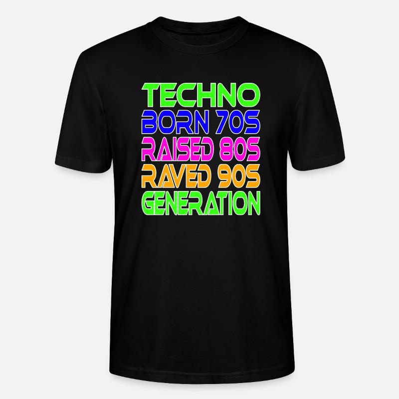 Génération Techno - T-shirt bio CRAFTER Stanley Stella Unisexe - noir
