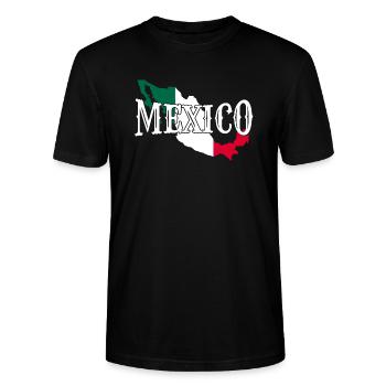 Mexique - T-shirt bio CRAFTER Stanley Stella Unisexe - noir - Devant - Alina (178cm) & Michal (187cm)