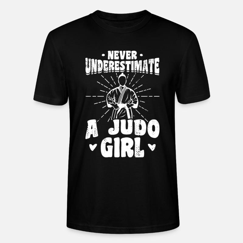 Weibliche Judoka - Stanley/Stella Unisex Bio-T-Shirt CRAFTER - Schwarz