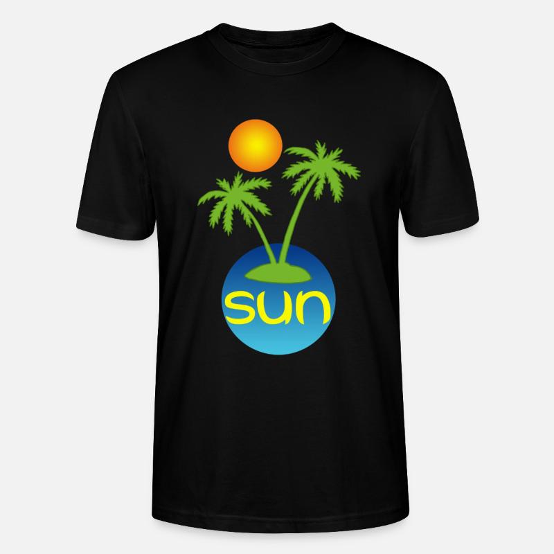 Paradies in der Sonne - Stanley/Stella Unisex Bio-T-Shirt CRAFTER - Schwarz