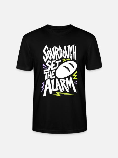 Sauerteig – Sourdough Set the Alarm - Stanley/Stella Unisex Bio-T-Shirt CRAFTER - Schwarz