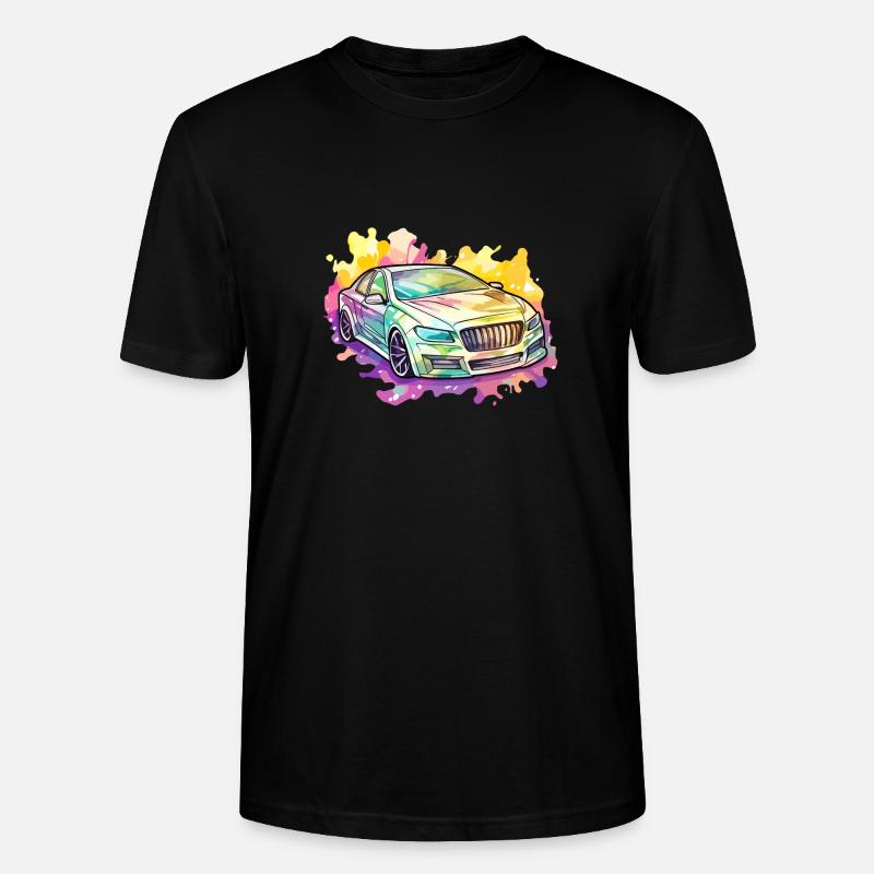 Auto - Illustration - Stanley/Stella Unisex Bio-T-Shirt CRAFTER - Schwarz