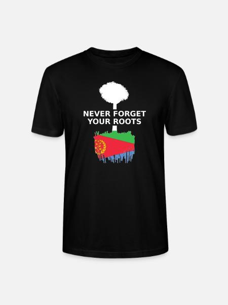 Eritrea Roots - Stanley/Stella CRAFTER Unisex Organic T-Shirt - black