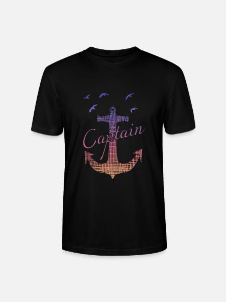 captain - Stanley/Stella Unisex Bio-T-Shirt CRAFTER - Schwarz