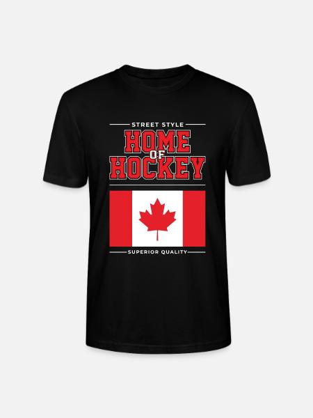 Home of Hockey - Stanley/Stella Unisex Bio-T-Shirt CRAFTER - Schwarz