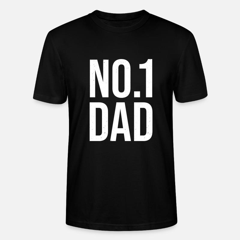 Papa numéro 1 - T-shirt bio CRAFTER Stanley Stella Unisexe - noir