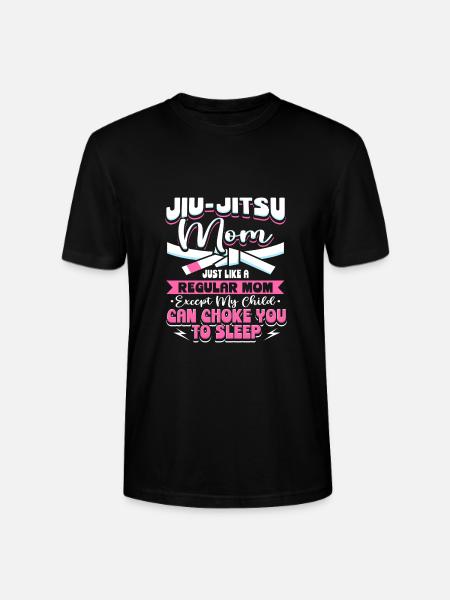 Jiu Jitsu Mama Selbstverteidigung Design - Stanley/Stella Unisex Bio-T-Shirt CRAFTER - Schwarz