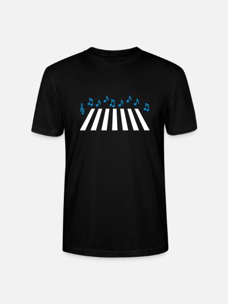 Music Road - Stanley/Stella CRAFTER Unisex Organic T-Shirt - black