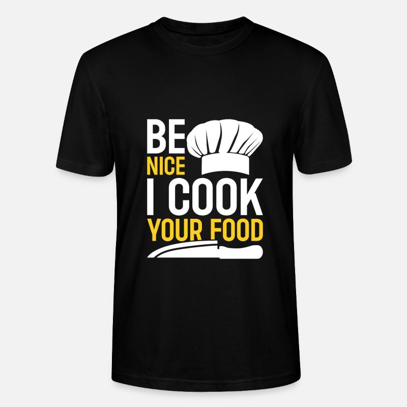 Chef Restaurant Chef - Stanley/Stella CRAFTER Unisex Organic T-Shirt - black