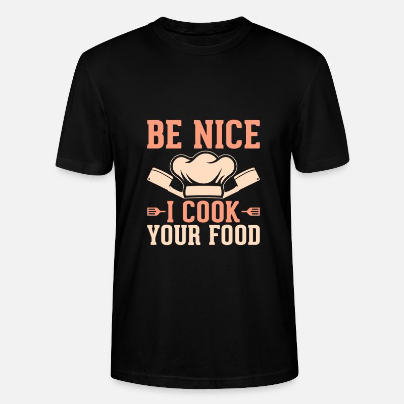 Chef Restaurant Chef - Stanley/Stella CRAFTER Unisex Organic T-Shirt - black