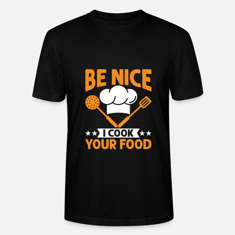 Koch Restaurant Chefkoch - Stanley/Stella Unisex Bio-T-Shirt CRAFTER - Schwarz