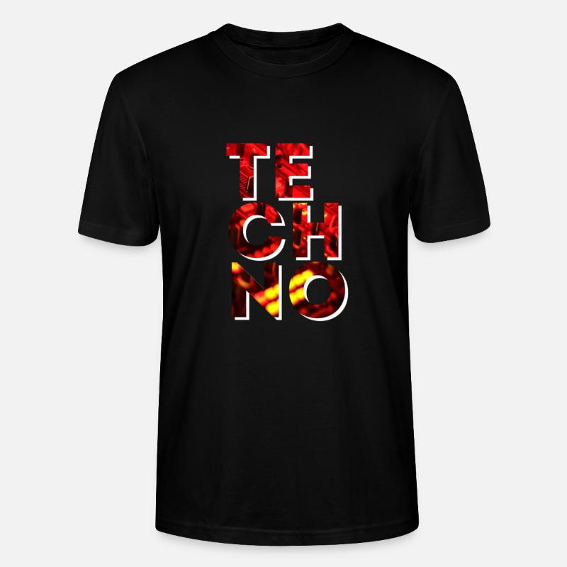 TECHNO - Stanley/Stella Unisex Bio-T-Shirt CRAFTER - Schwarz
