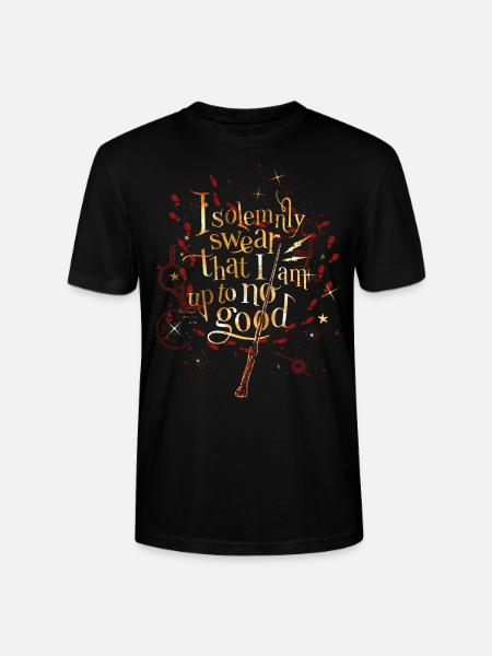 Harry Potter Harry Potter I Solemnly Swear - Stanley Stella CRAFTER unisex økologisk-T-shirt - sort