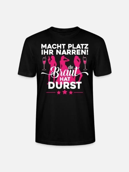 Junggesellinnenabschied Team Braut Geschenk - Stanley/Stella Unisex Bio-T-Shirt CRAFTER - Schwarz