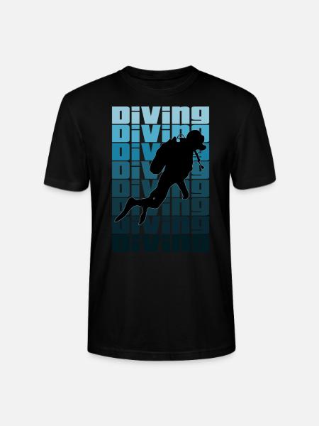 Diving Sport - Stanley/Stella Unisex Bio-T-Shirt CRAFTER - Schwarz