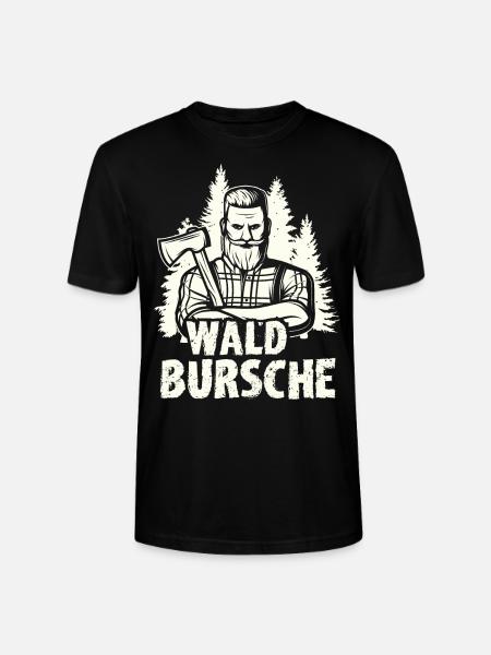 Bûcheron forestier - T-shirt bio CRAFTER Stanley Stella Unisexe - noir
