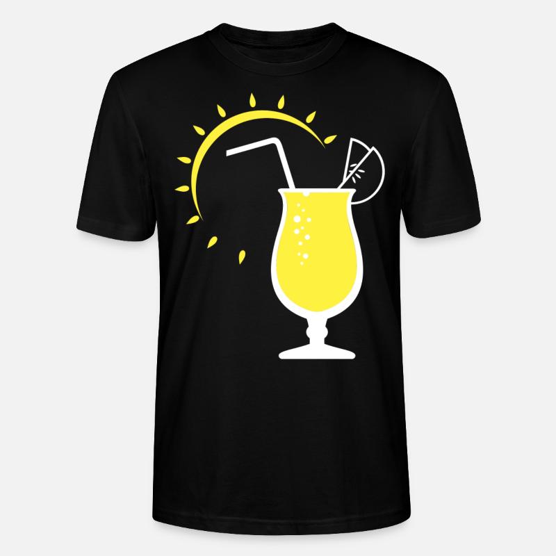 Limonade ensoleillée - T-shirt bio CRAFTER Stanley Stella Unisexe - noir