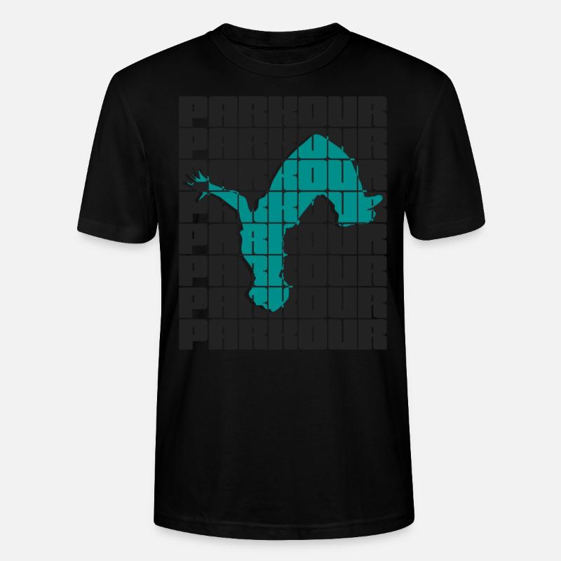 parkour - Stanley/Stella Unisex Bio-T-Shirt CRAFTER - Schwarz