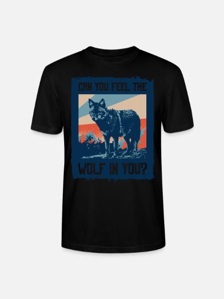 Wolf Werewolf - Stanley/Stella CRAFTER Unisex Organic T-Shirt - black