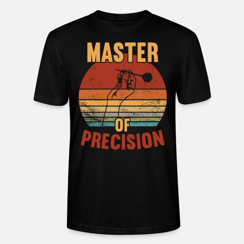 Master of Precision / Darts - Stanley/Stella Unisex Bio-T-Shirt CRAFTER - Schwarz