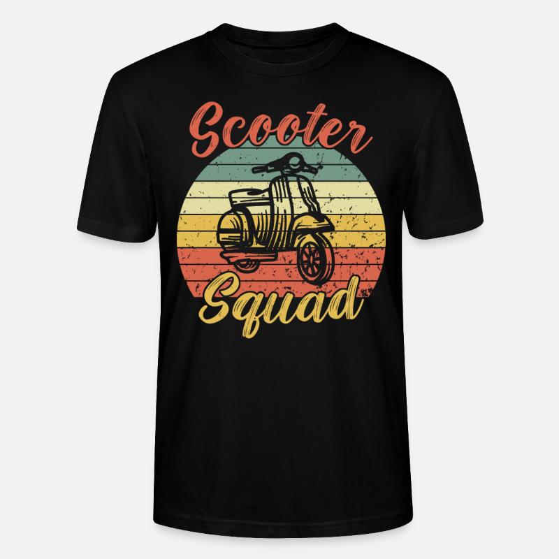 Scooter Squad / Mofa - Stanley/Stella Unisex Bio-T-Shirt CRAFTER - Schwarz
