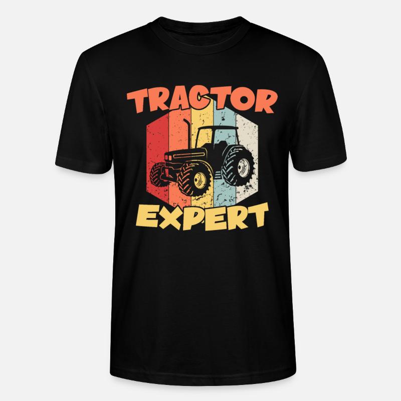 Tractor Expert / Traktor - Stanley/Stella Unisex Bio-T-Shirt CRAFTER - Schwarz