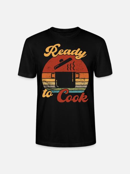 Ready to Cook / Kochen - Stanley/Stella CRAFTER Unisex Organic T-Shirt - black