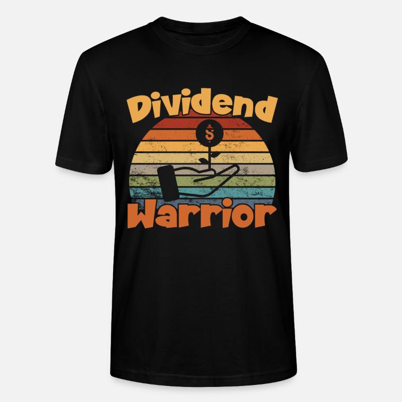 Dividend Warrior / Actions - T-shirt bio CRAFTER Stanley Stella Unisexe - noir