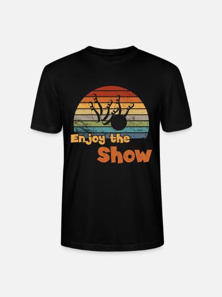 Profitez du spectacle / Bowling - T-shirt bio CRAFTER Stanley Stella Unisexe - noir