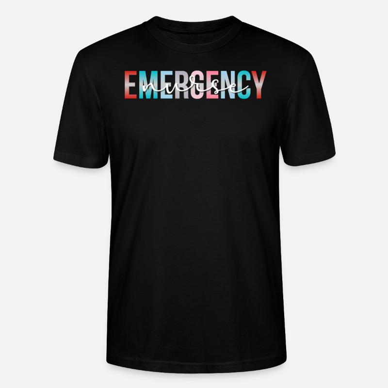 Infirmière d’urgence Infirmière Salle d’urgence - T-shirt bio CRAFTER Stanley Stella Unisexe - noir