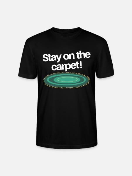 Restez sur le tapis - T-shirt bio CRAFTER Stanley Stella Unisexe - noir