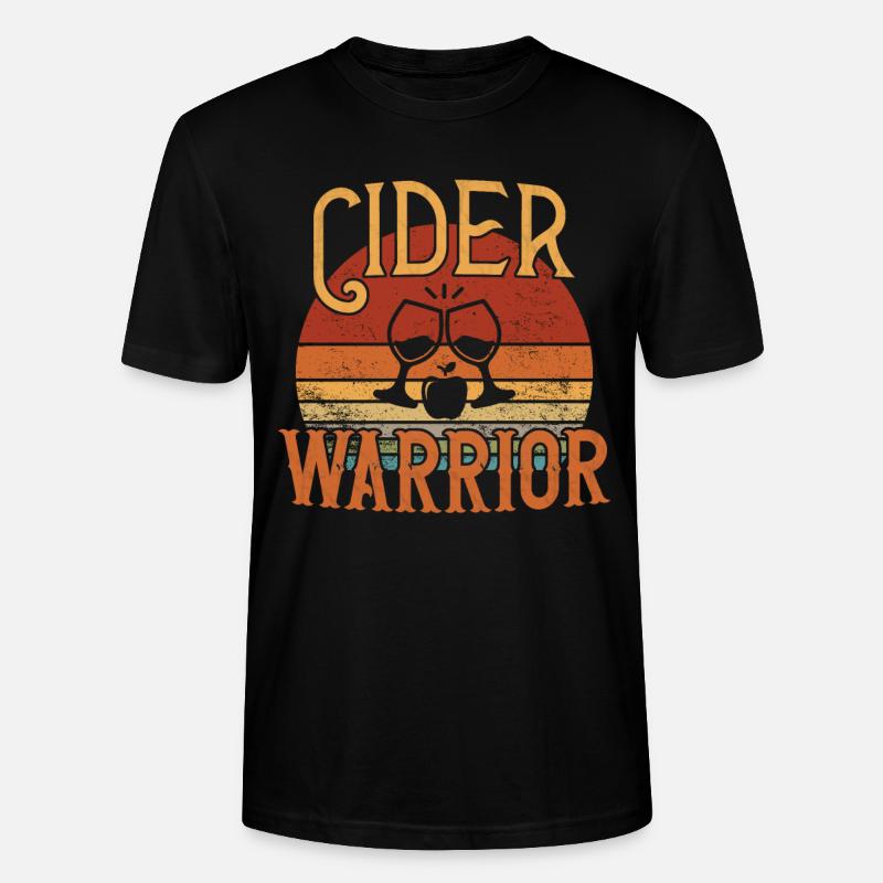 Guerrier du cidre / Cidre - T-shirt bio CRAFTER Stanley Stella Unisexe - noir