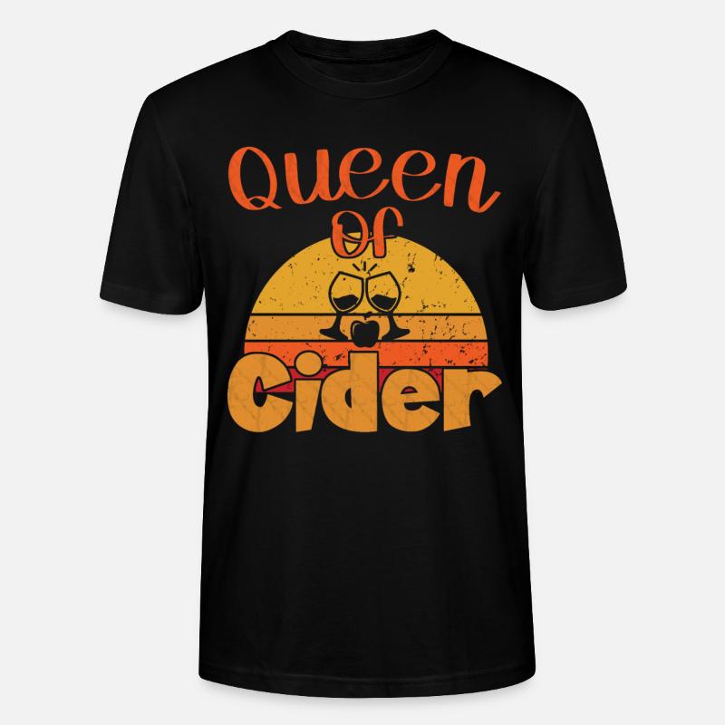Reine du cidre / Cidre - T-shirt bio CRAFTER Stanley Stella Unisexe - noir