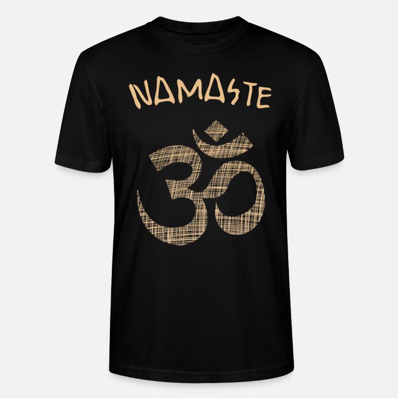 Yogi Namaste - Stanley/Stella Unisex Bio-T-Shirt CRAFTER - Schwarz