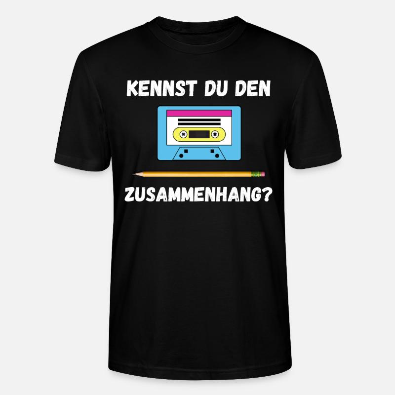 Stift Kassette - Stanley/Stella Unisex Bio-T-Shirt CRAFTER - Schwarz