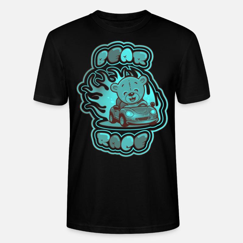 Teddybärenrennen 3 - Stanley/Stella Unisex Bio-T-Shirt CRAFTER - Schwarz