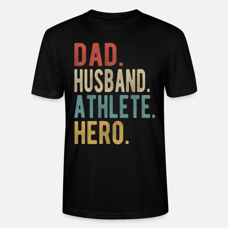 Sportler Vater Ehemann Held - Stanley/Stella Unisex Bio-T-Shirt CRAFTER - Schwarz