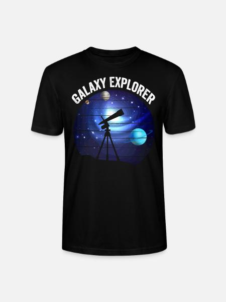 Galaxy Explorer: Astrophotography Passion - Stanley/Stella CRAFTER Unisex Organic T-Shirt - black
