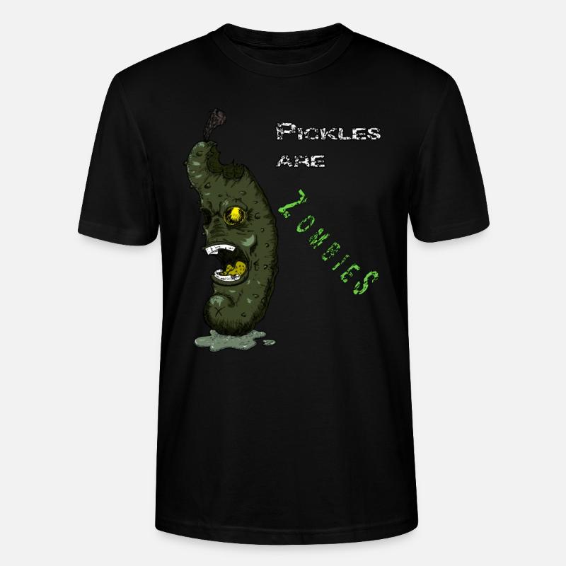 Gurken sind ZOMBIES! - Stanley/Stella Unisex Bio-T-Shirt CRAFTER - Schwarz