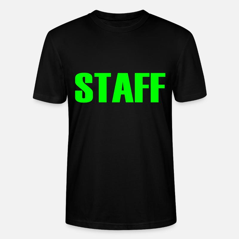 Staff - Stanley/Stella Unisex Bio-T-Shirt CRAFTER - Schwarz