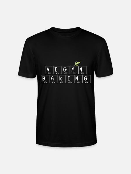 Vegan Baking - Periodensystem - Stanley/Stella Unisex Bio-T-Shirt CRAFTER - Schwarz