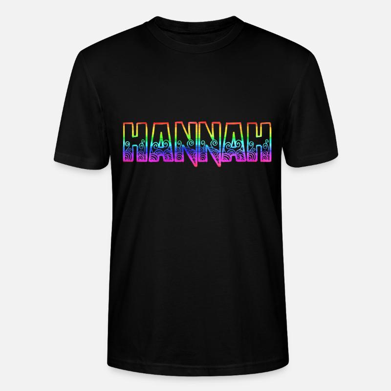 hannah rs regenbogen - Stanley/Stella Unisex Bio-T-Shirt CRAFTER - Schwarz