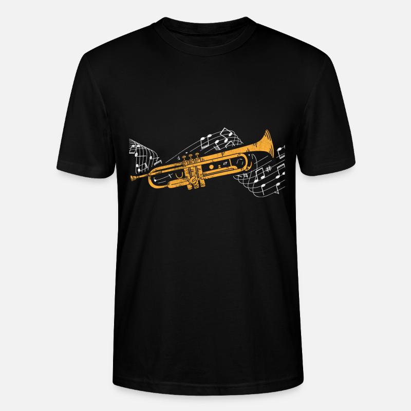 Trompete - Stanley/Stella Unisex Bio-T-Shirt CRAFTER - Schwarz