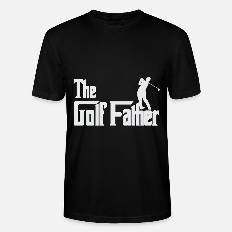 Golf Geschenk Witz Golfspieler Golfer - Stanley/Stella Unisex Bio-T-Shirt CRAFTER - Schwarz
