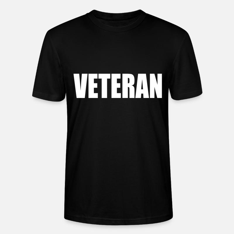 Veteran - Stanley/Stella Unisex Bio-T-Shirt CRAFTER - Schwarz