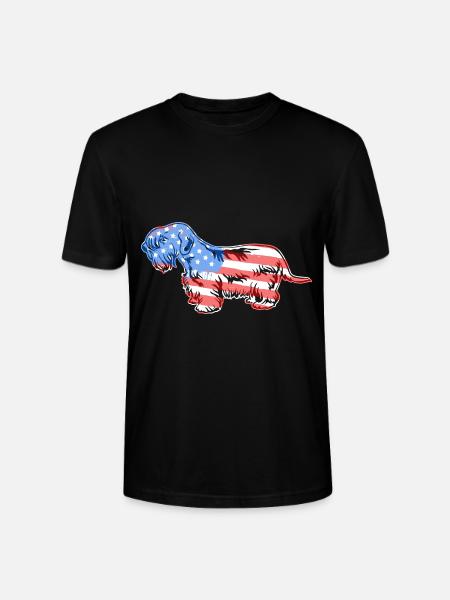 Sealyham Terrier Sealyham Terrier Flag - Stanley/Stella CRAFTER Unisex Organic T-Shirt - black