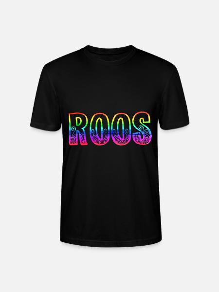 roos rs regenbogen - Stanley/Stella Unisex Bio-T-Shirt CRAFTER - Schwarz