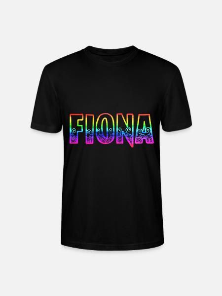 fiona rs regenbogen - Stanley/Stella Unisex Bio-T-Shirt CRAFTER - Schwarz